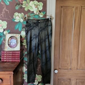 HUE Python Print Pants Size Medium